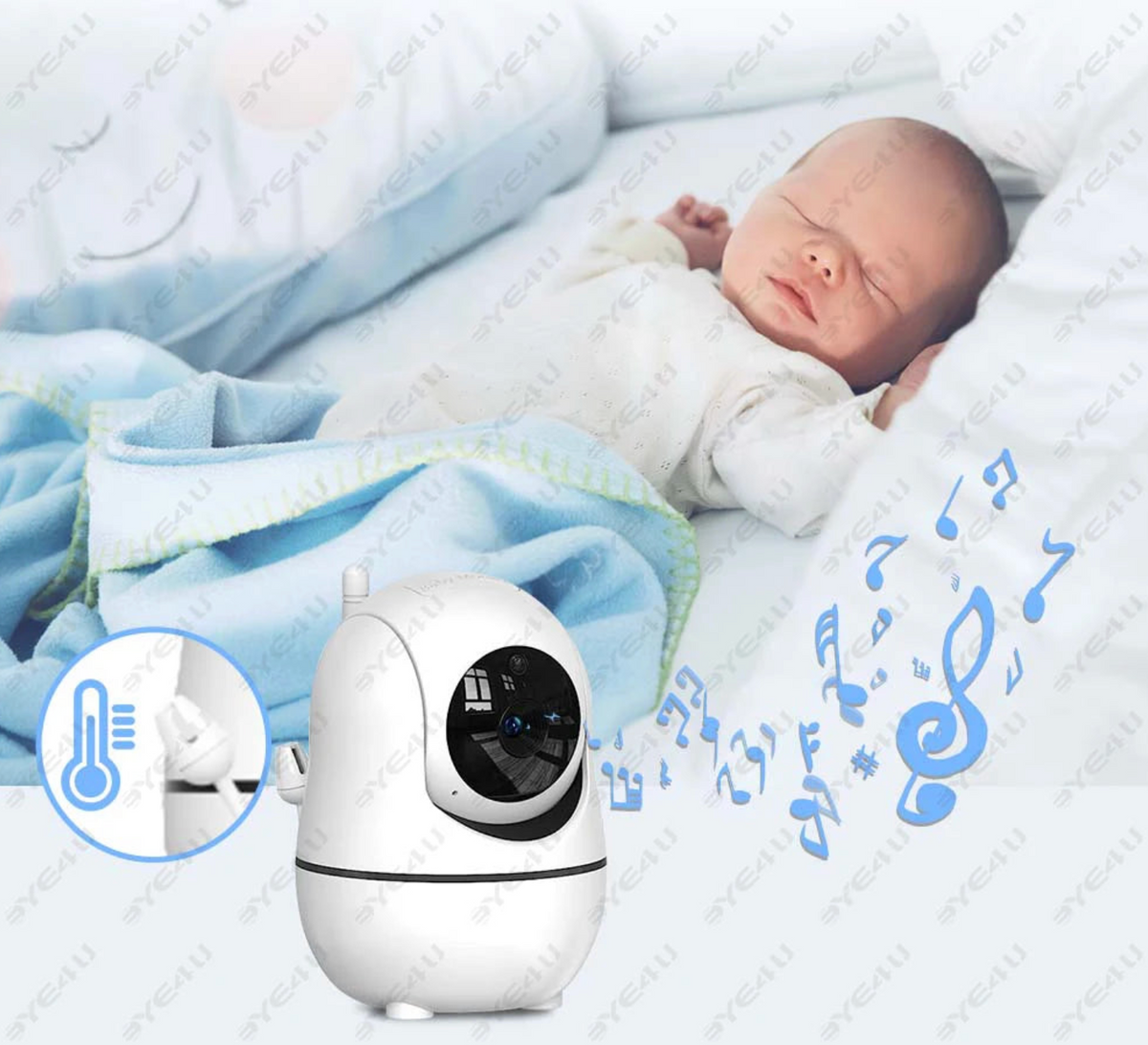 מוניטור תינוקות ™️Smart Care |השקט הנפשי שלך, הביטחון המלא שלהם.